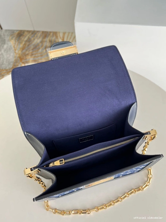 Official oldcobbler VUITTON DAUPHINE LOUIS MM 0731
